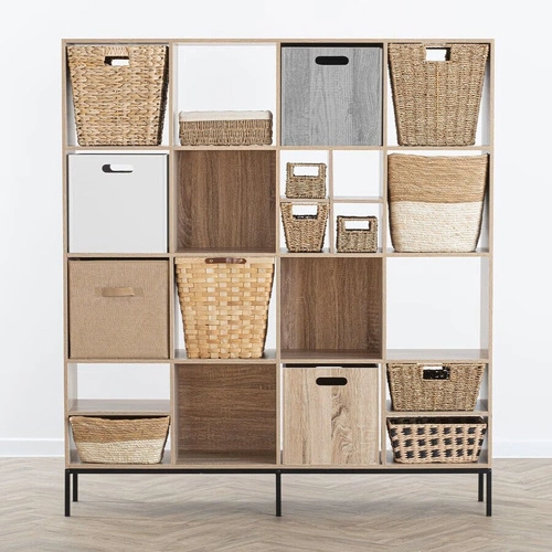 Kosz do przechowywania boho Mix `n Modul 31x15 słomiany do salonu 5five simply smart